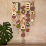 Eccentric Lime Geometric Wall Art