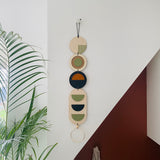Geometric Wall Hanging Tapestry - Wooden Wall Art