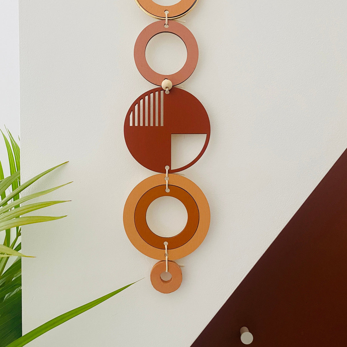 Bauhaus Geometric Wall Art | Long Centre Piece