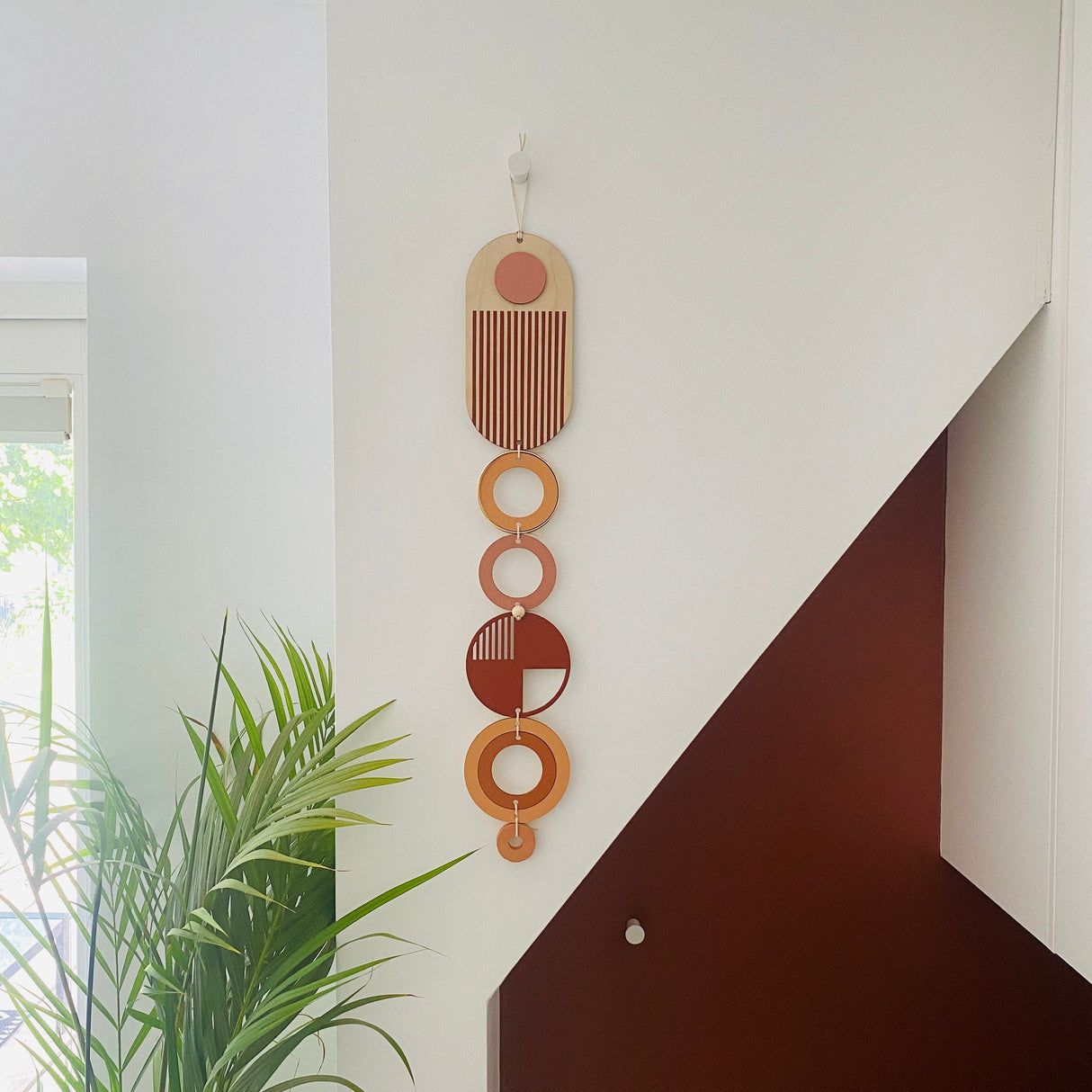 Bauhaus Geometric Wall Art | Long Centre Piece