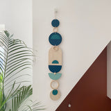 Blue Modern Geometric Wall Art | Minimal Contemporary Decor