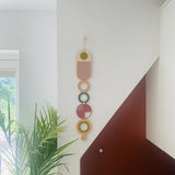 Bright Geometric Wall Art | Colourful Minimalist Centrepiece