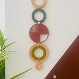 Bright Geometric Wall Art | Colourful Minimalist Centrepiece