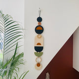 Modern Slim Wood Wall Art – Geometric Artwork Minimal Home Decor