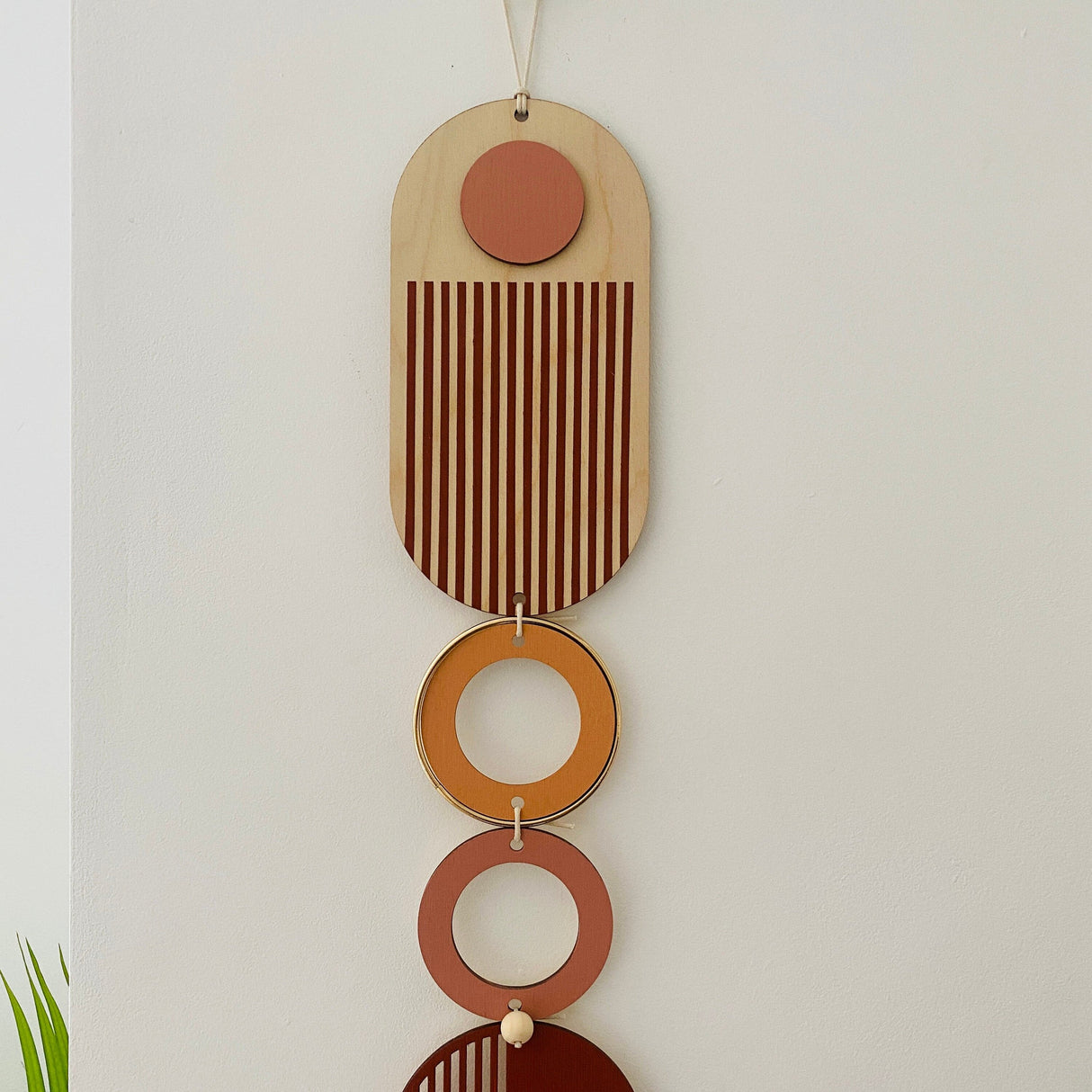 Bauhaus Geometric Wall Art | Long Centre Piece