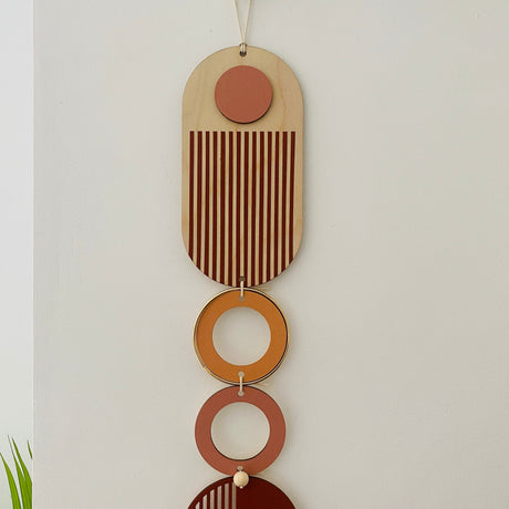 Bauhaus Geometric Wall Art | Long Centre Piece