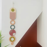 Bright Geometric Wall Art | Colourful Minimalist Centrepiece