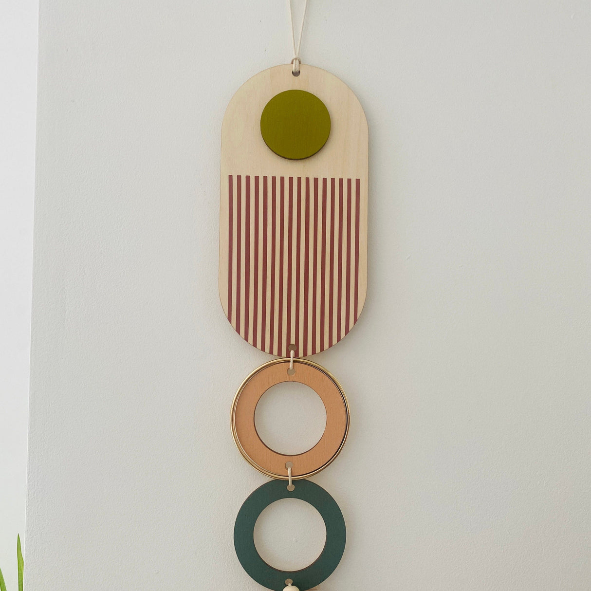 Bright Geometric Wall Art | Colourful Minimalist Centrepiece
