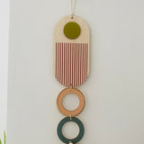 Bright Geometric Wall Art | Colourful Minimalist Centrepiece