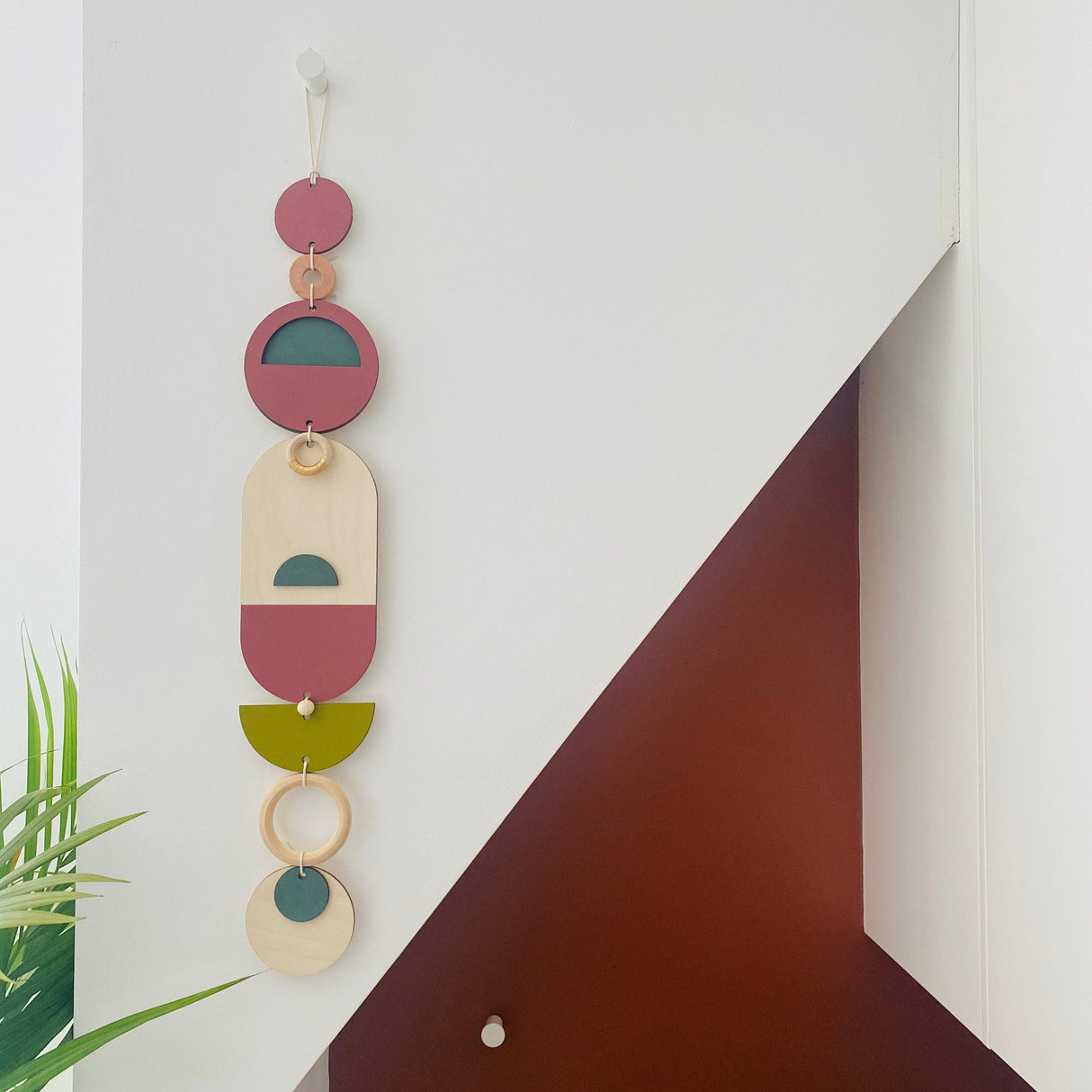 Modern Geometric Wall Art | Long Centrepiece Decor
