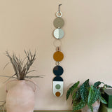 Slim Geometric Wood Wall Art | Modern Centre Piece Tapestry