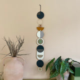 Slim Geometric Wood Wall Art | Modern Centre Piece Tapestry