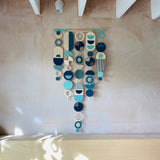 Large Blue Geometric Wall Art | Ocean Centre Piece Tapestry