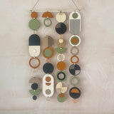Slim Geometric Wood Wall Art | Minimal Modern Centre‑Piece Tapestry