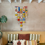 Bright Modern Geometric Wall Art | Colourful Centre Piece Tapestry