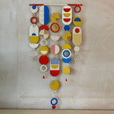 Bright Modern Geometric Wall Art | Colourful Centre Piece Tapestry