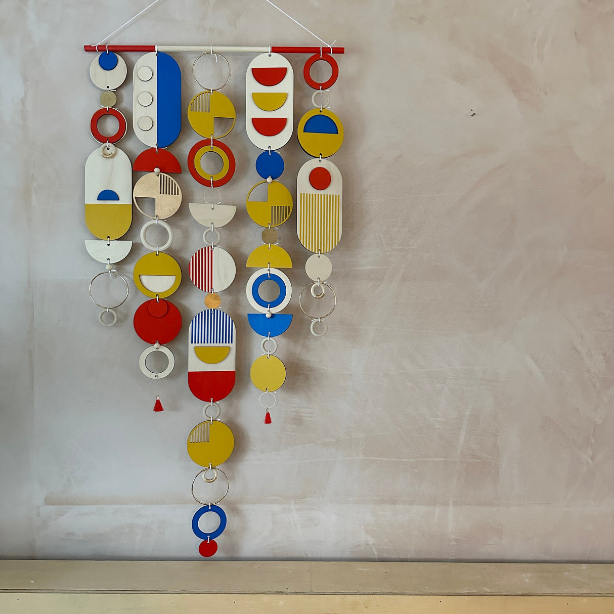 Bright Modern Geometric Wall Art | Colourful Centre Piece Tapestry