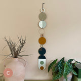 Slim Geometric Wood Wall Art | Modern Centre Piece Tapestry