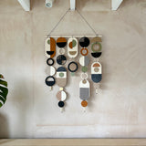 Original Geometric Wall Art | Mid‑Century Centre Piece Tapestry