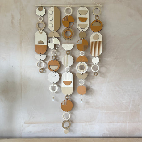 Desert Sand Geometric Wall Hanging