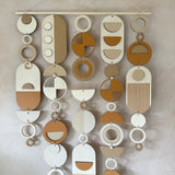 Desert Sand Geometric Wall Hanging