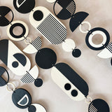 Handmade Monochrome Wooden Wall Art | Home Decor Tapestry