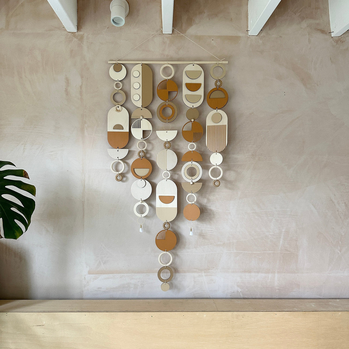 Desert Sand Geometric Wall Hanging