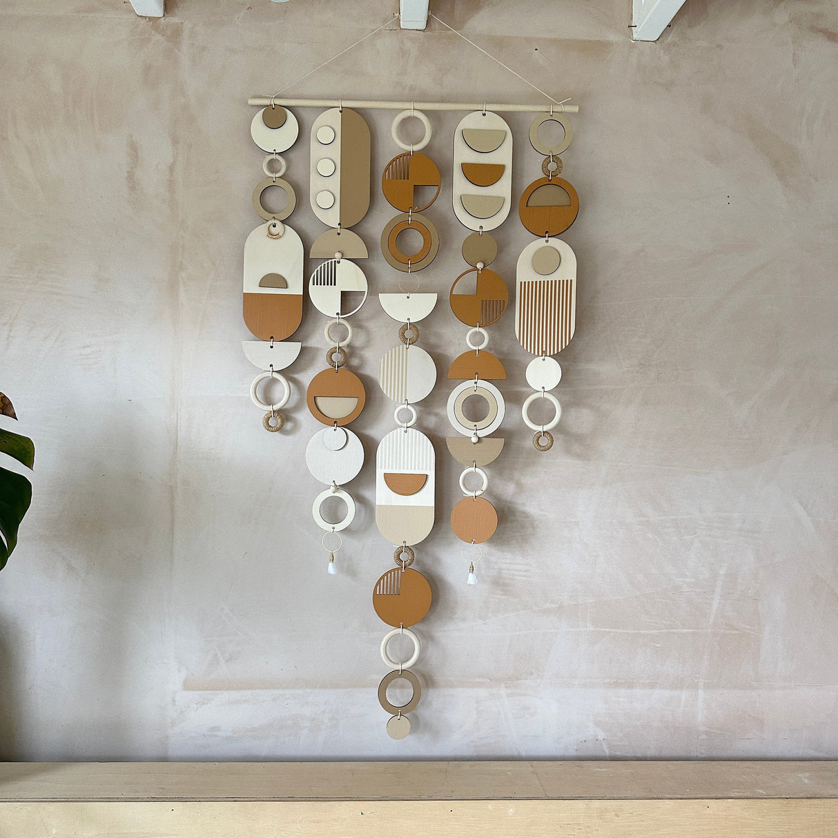 Desert Sand Geometric Wall Hanging