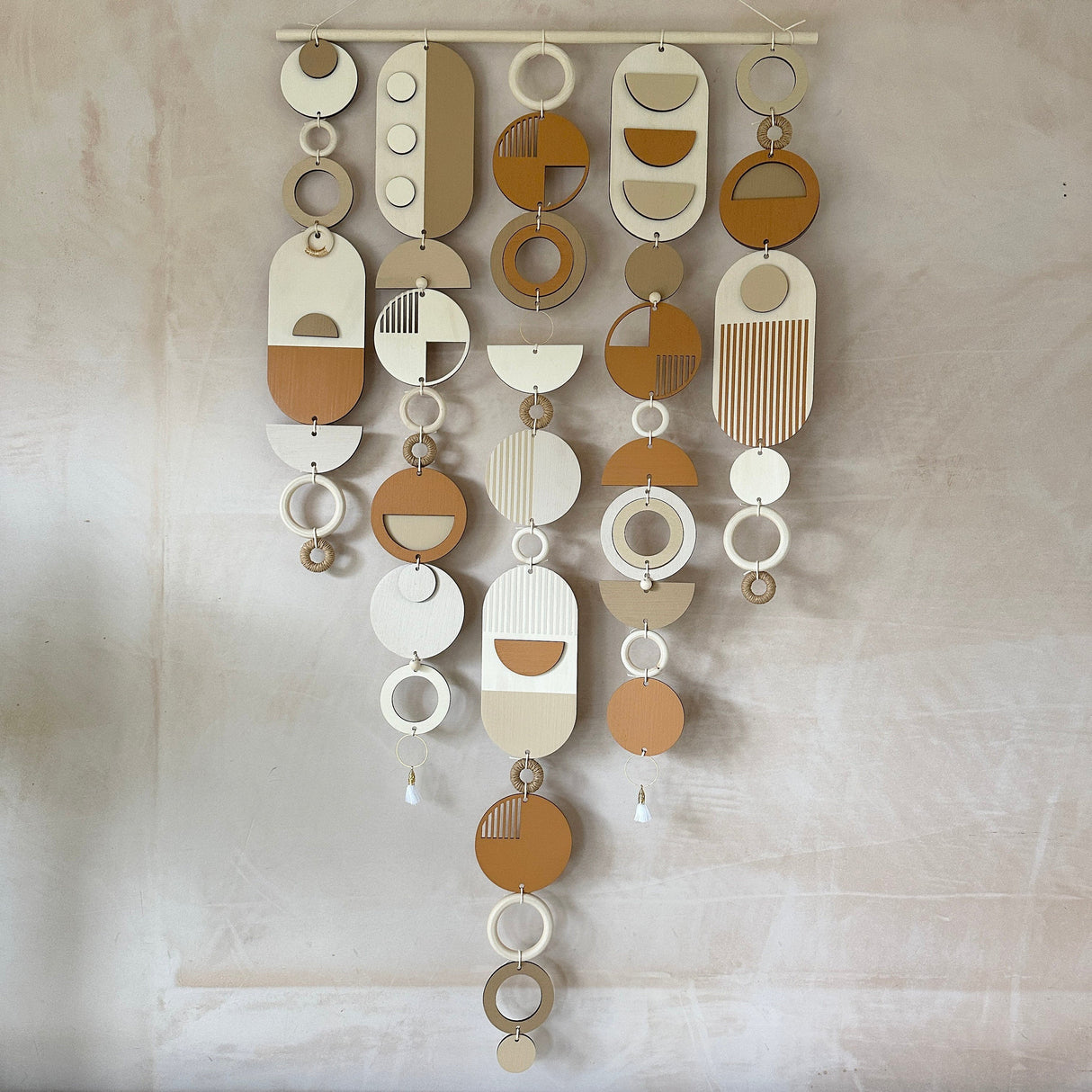 Desert Sand Geometric Wall Hanging