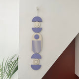 Bright Pastel Geometric Wall Hangings