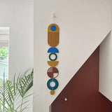 Painted African-Inspired Wall Hanging