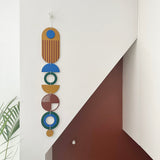 Painted African-Inspired Wall Hanging