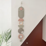Pink & Grey Slim Wall Hanging