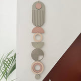 Pink & Grey Slim Wall Hanging