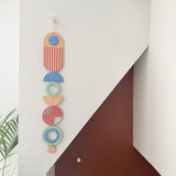 Modern Geometric Wall Art | Bright Pink Barbiecore Room Decor