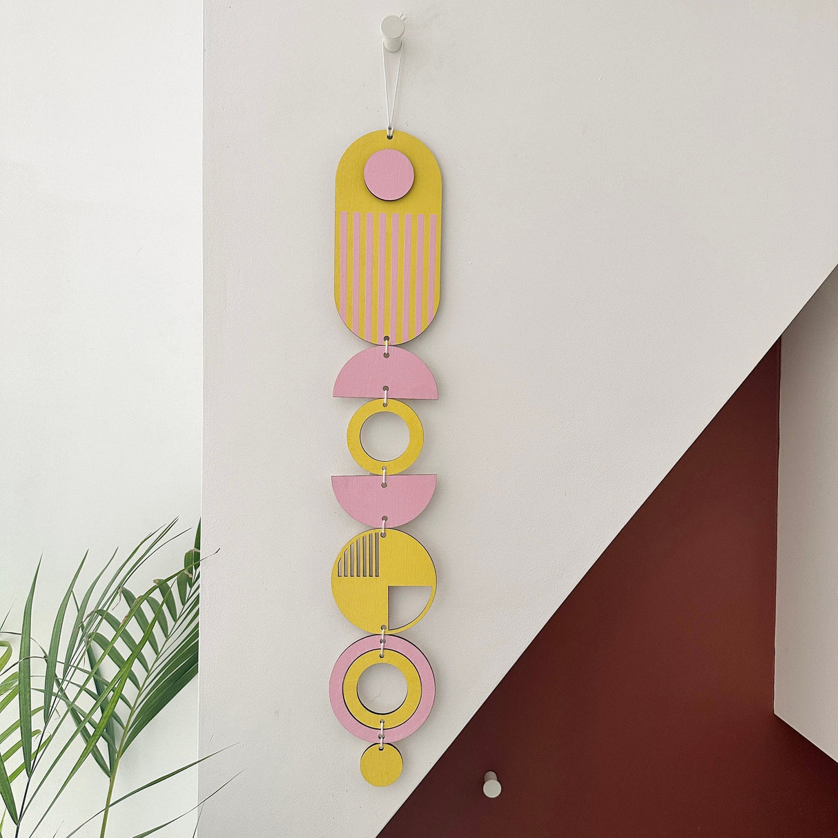 Bright Geometric Wall Art | Colourful Wall Hanging Decor