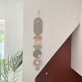 Pink & Grey Slim Wall Hanging