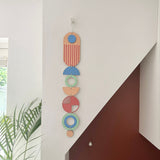 Modern Geometric Wall Art | Bright Pink Barbiecore Room Decor