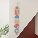 Modern Geometric Wall Art | Bright Pink Barbiecore Room Decor