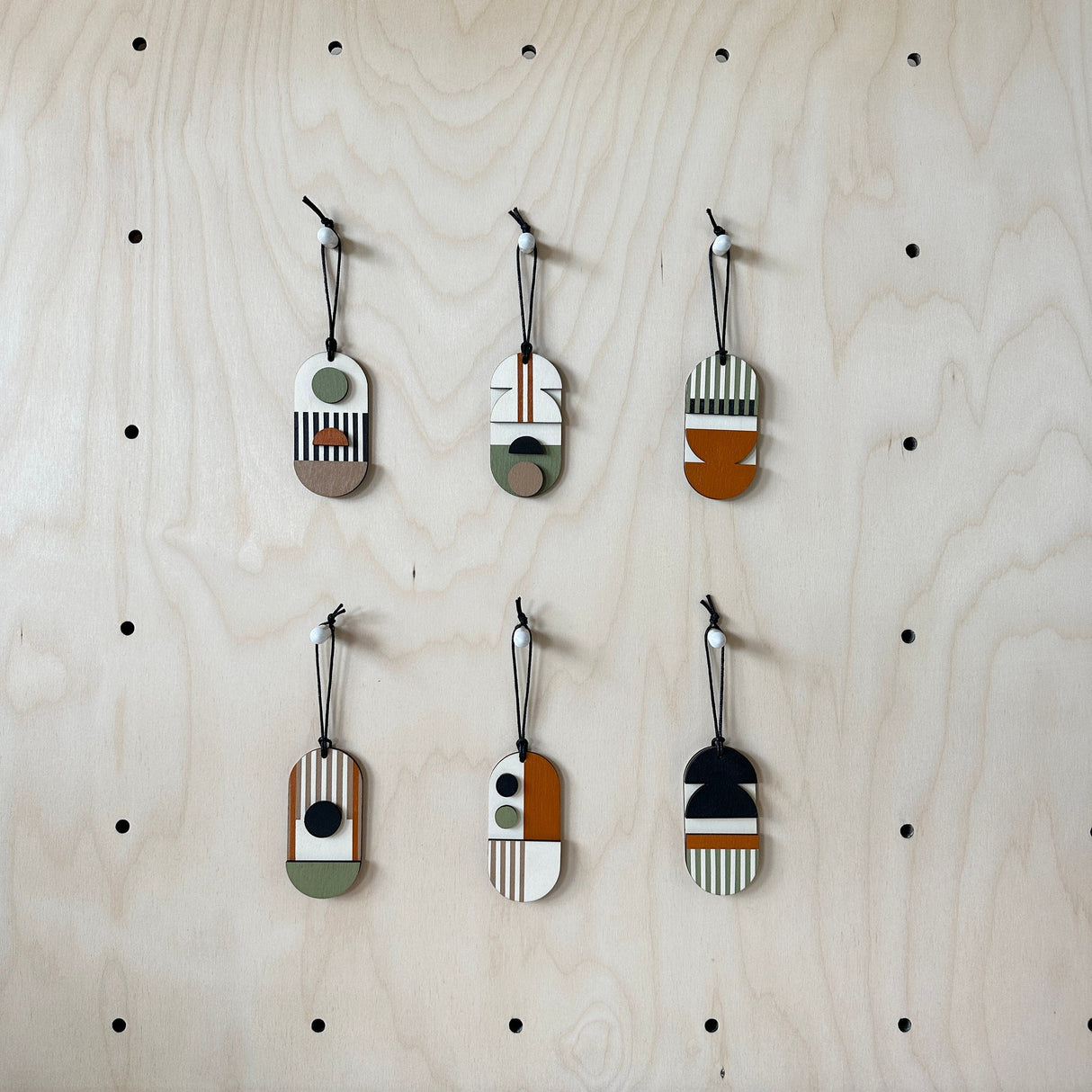 Mini Geometric Wall Hanging | Wooden Wall Art