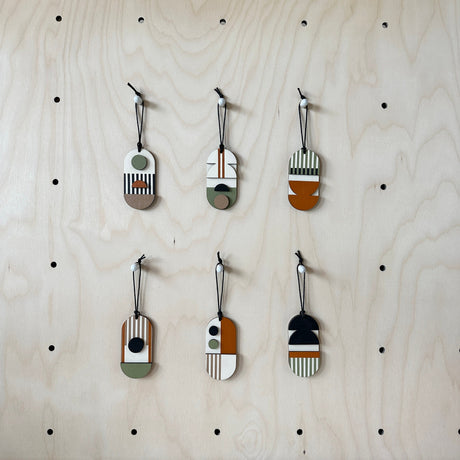 Mini Geometric Wall Hanging | Wooden Wall Art