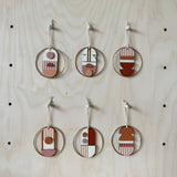 Warm Tones Small Geometric Wall Hanging