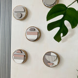 Modern Geometric Fridge Magnet - Set of 6
