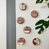 Modern Geometric Fridge Magnets - Set of 6