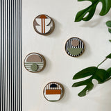 Modern Geometric Fridge Magnet - Set of 6