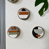 Modern Geometric Fridge Magnet - Set of 6