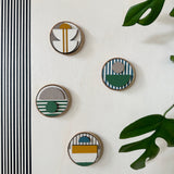 Modern Geometric Fridge Magnet - Set of 6