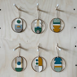 Small Geometric Wall Hanging | Mini Wooden Decoration