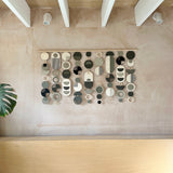 Large Dark Geometric Wall Art | Minimal Modern Centre Piece Tapestry