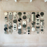 Large Dark Geometric Wall Art | Minimal Modern Centre Piece Tapestry